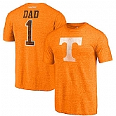 Tennessee Volunteers Fanatics Branded Tennessee Orange Greatest Dad Tri Blend T-Shirt,baseball caps,new era cap wholesale,wholesale hats